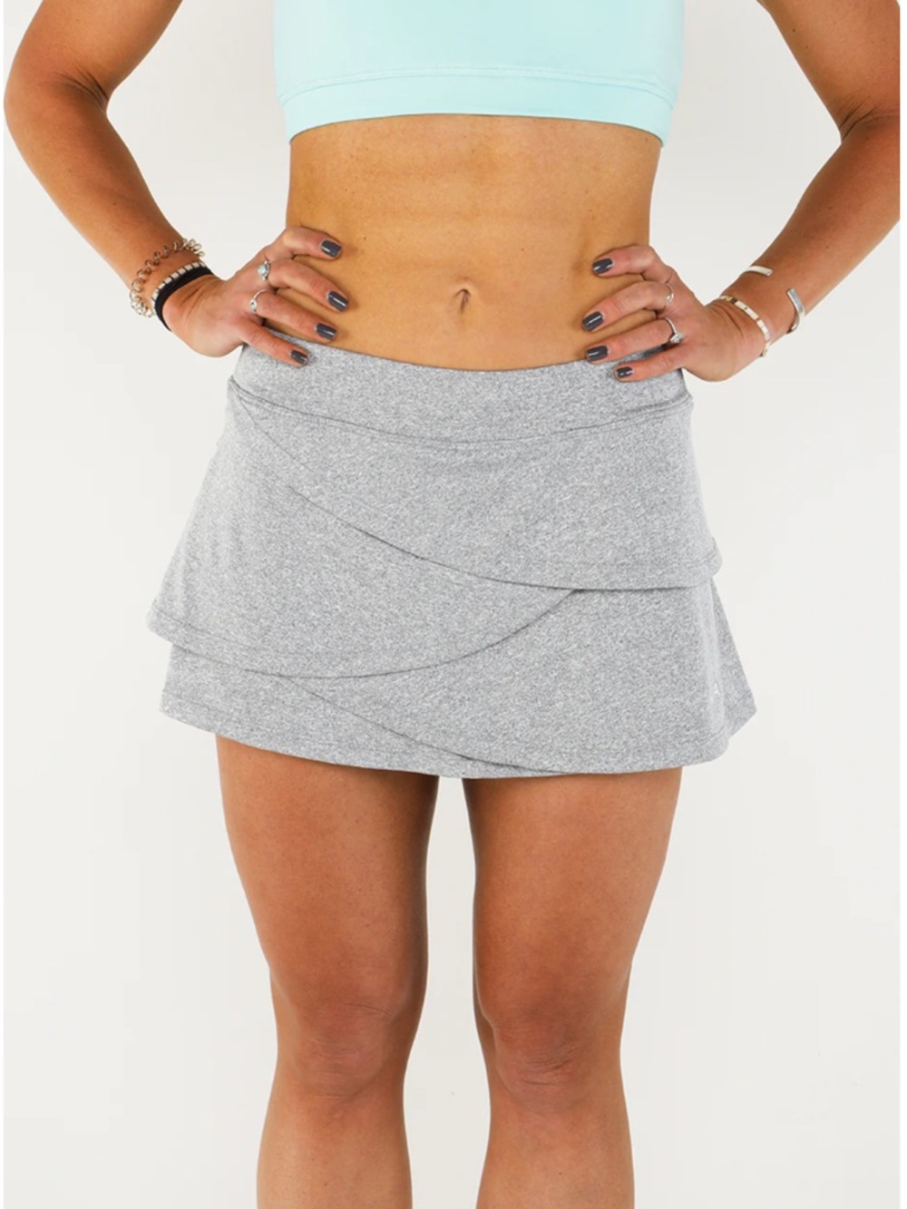 KIAVA Petal Skort - Grey- Women M